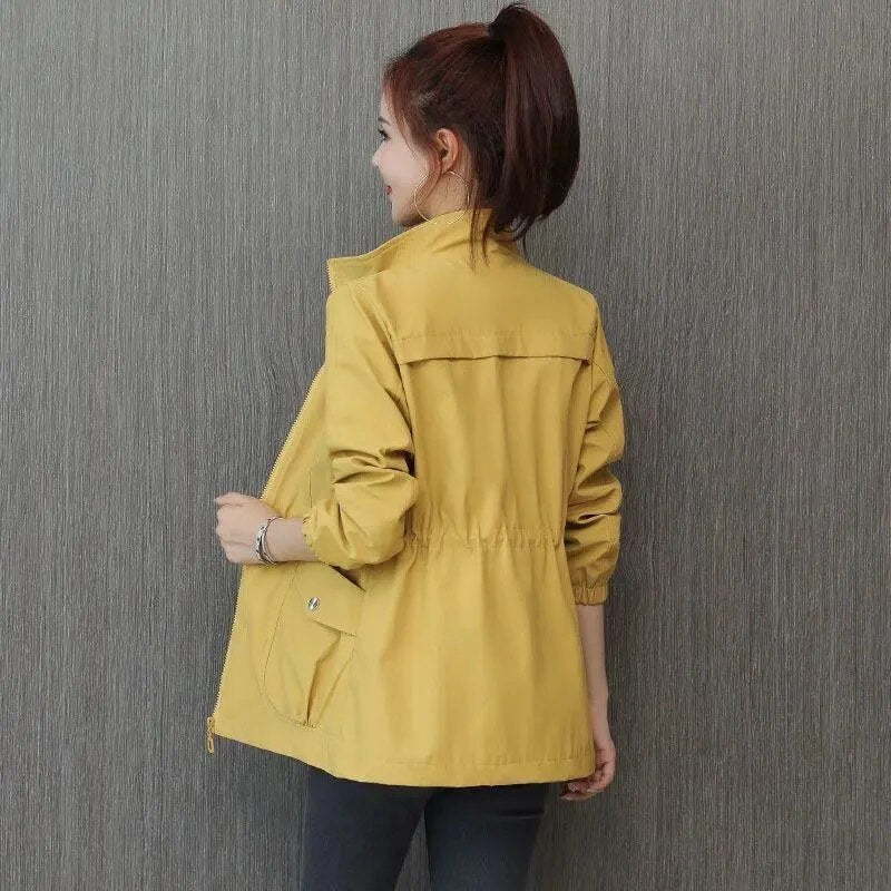 Lightweight Zip Front Utility Jacket