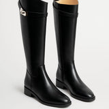 Knee-High Boots Flat Heel