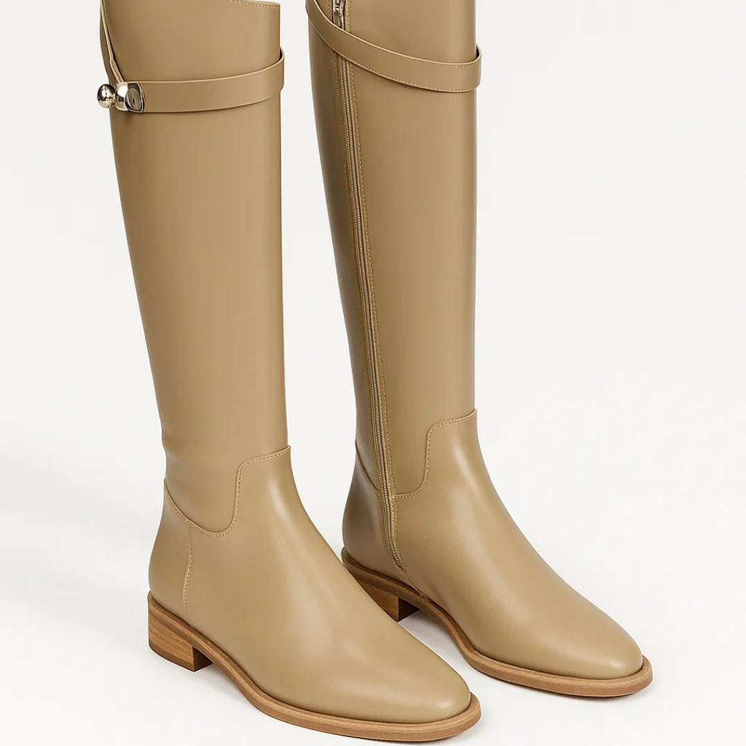 Knee-High Boots Flat Heel
