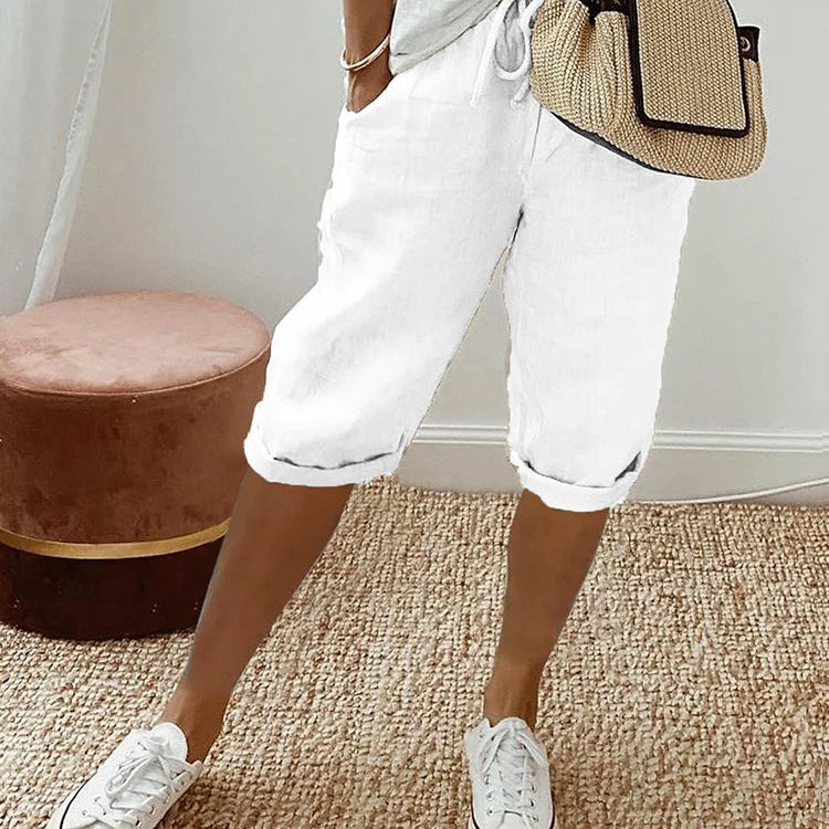 Cotton Linen Shorts