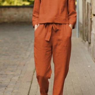 Long Sleeve Knit Lounge Set