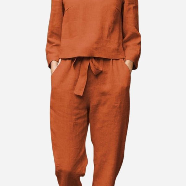 Long Sleeve Knit Lounge Set