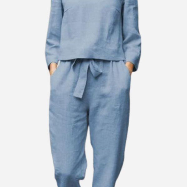 Long Sleeve Knit Lounge Set