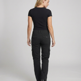 High Waist Stretch Cargo Trousers