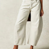 Women's High Waist Barrel Leg Denim Jeans