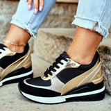 Chunky Platform Lace-Up Sneakers