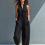 Sleeveless Wide Leg Jumpsuit