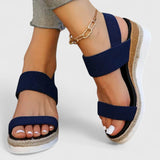 Adjustable Wedge Strap Sandals