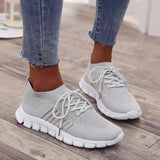 Breathable Mesh Lace-Up Sneakers