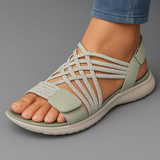 Women's Multi-Strap Open-Toe Flat Sandals