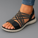 Women's Multi-Strap Open-Toe Flat Sandals