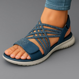 Women's Multi-Strap Open-Toe Flat Sandals