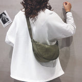 Canvas Crossbody Sling Bag