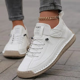 Casual Lace-Up Walking Trainers