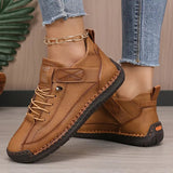 Casual Lace-Up Walking Trainers