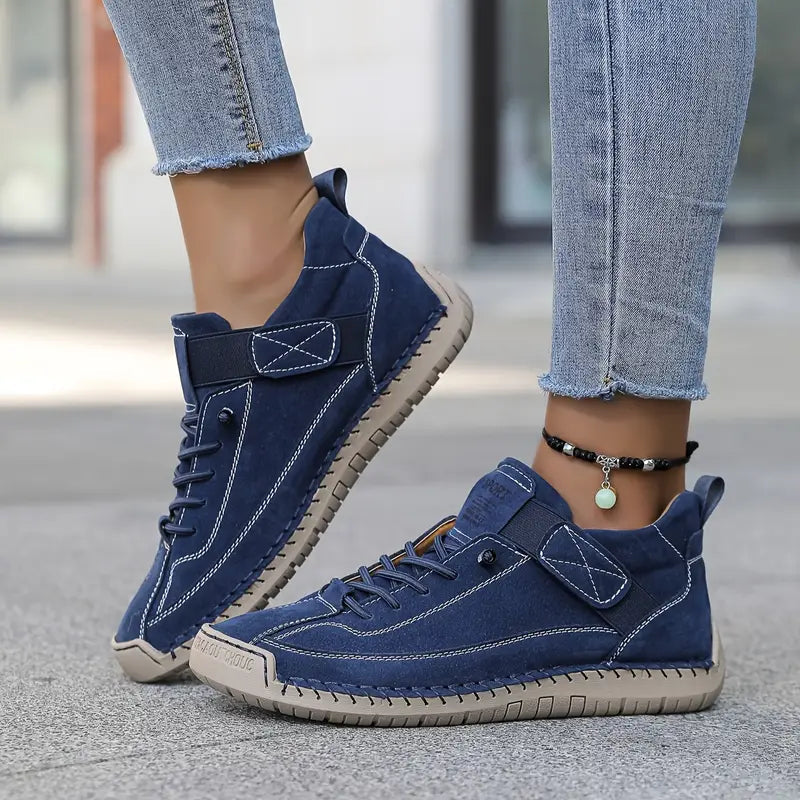 Casual Lace-Up Walking Trainers