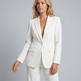 Women's Tailored Blazer and Wide-Leg Trouser Set