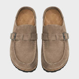 Women's Suede-Look Slip-On Platform Clogs