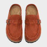 Women's Suede-Look Slip-On Platform Clogs