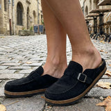 Women's Suede-Look Slip-On Platform Clogs