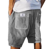 Men's Linen Cargo Shorts