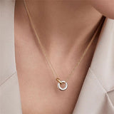 Women's Gold-Plated Stainless Steel Chain Necklace