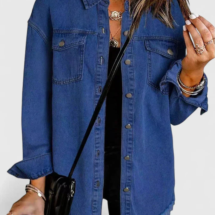Oversized Button Front Shacket