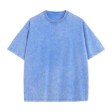 Vintage Wash Oversized Crewneck T-Shirt – Relaxed Comfort and Timeless Street Style