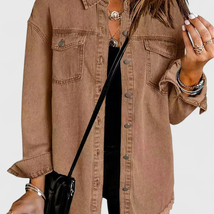 Oversized Button Front Shacket