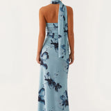 One Shoulder Maxi Dress