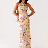 One Shoulder Maxi Dress