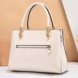 Women's Croc-Effect Shoulder Bag with Adjustable Strap