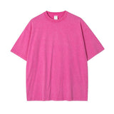 Vintage Wash Oversized Crewneck T-Shirt – Relaxed Comfort and Timeless Street Style