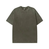 Vintage Wash Oversized Crewneck T-Shirt – Relaxed Comfort and Timeless Street Style