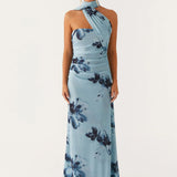 One Shoulder Maxi Dress