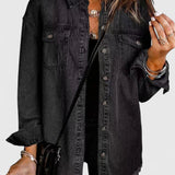 Oversized Button Front Shacket