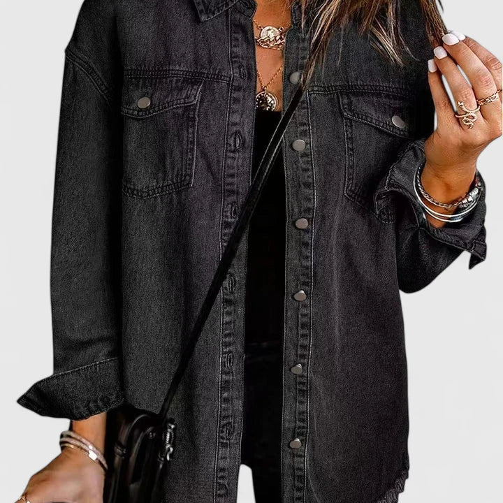 Oversized Button Front Shacket