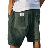 Men's Linen Cargo Shorts