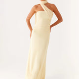 One Shoulder Maxi Dress