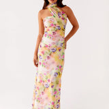 One Shoulder Maxi Dress