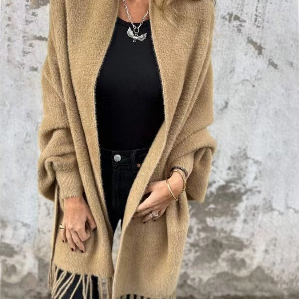 Women's Minimalist Zip-Up Solid Colour Jacket