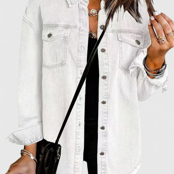 Oversized Button Front Shacket