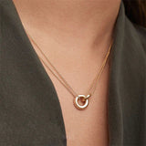 Women's Gold-Plated Stainless Steel Chain Necklace
