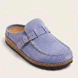 Women's Suede-Look Slip-On Cushioned Footbed Clogs
