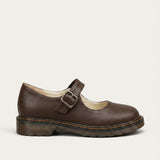 Women's Leather-Look Mary Jane Comfort Flats