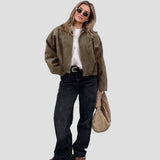 Faux Suede Jacket