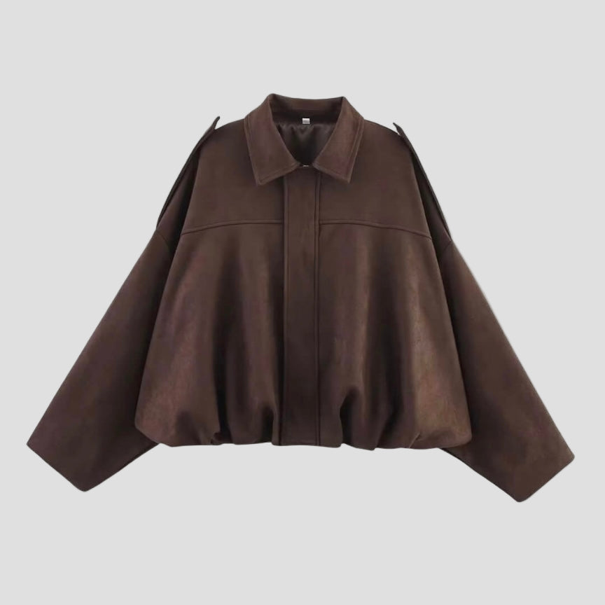 Faux Suede Jacket