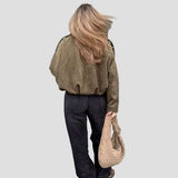 Faux Suede Jacket