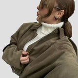 Faux Suede Jacket