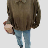 Faux Suede Jacket